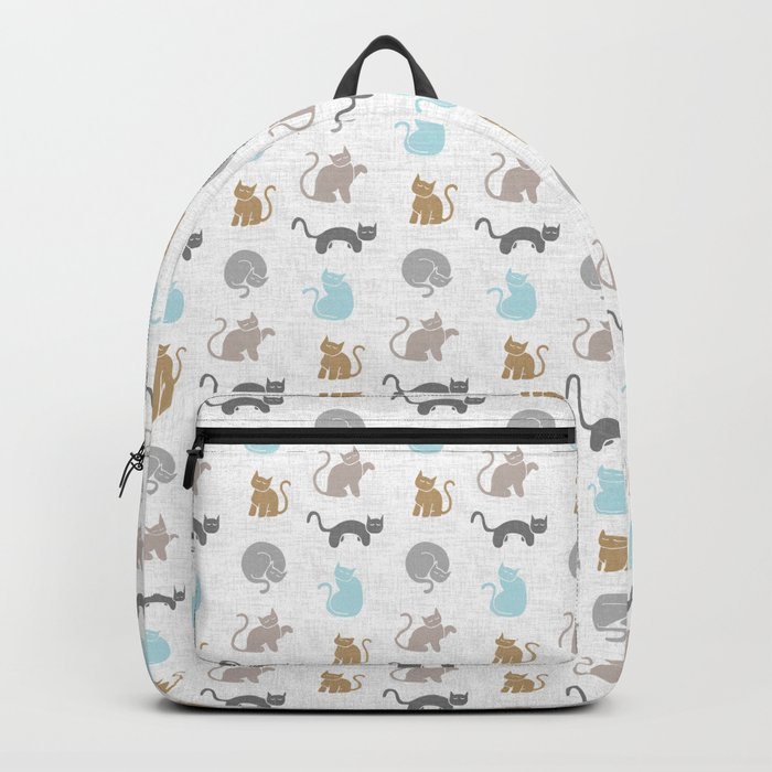 sleeping cate urban colors texture backpacks